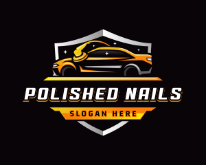 Shield Car Auto Detailing logo design