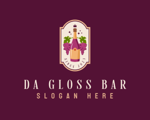 Liquor Wine Bar logo design