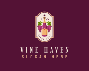 Liquor Wine Bar logo design