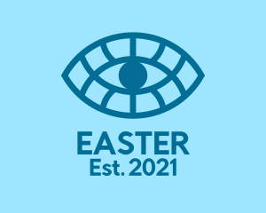 Eagle Eye - Modern Eye Outline logo design