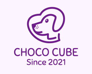 Care - Purple Pet Dog logo design