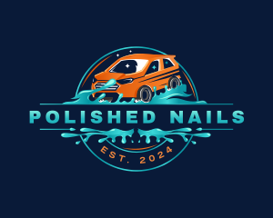 Car Wash Cleaning Detailing logo design