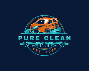 Car Wash Cleaning Detailing logo design