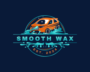 Car Wash Cleaning Detailing logo design