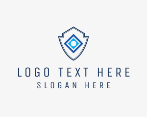 Letter GS - Minimalist Security Shield logo design