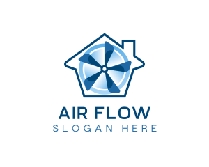 Aerodynamic - House Fan Propeller logo design