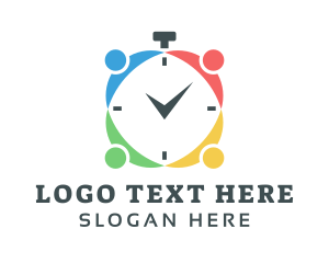 Stopwatch - Group Fitness Stopwatch logo design