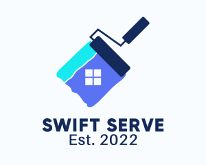 Service - Home Painting Service logo design