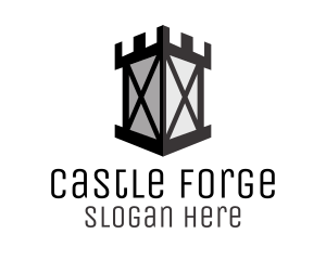 Castle Rook Chess logo design