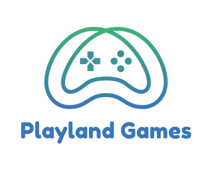 Games - Gradient Infinity Controller logo design