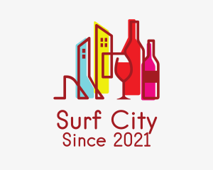 City Wine Bar logo design