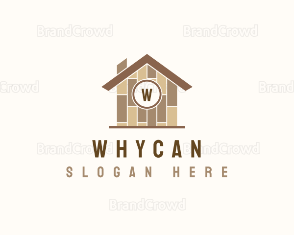 House Wood Tiling Logo