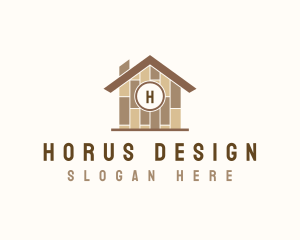 House Wood Tiling logo design