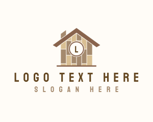 House Wood Tiling Logo