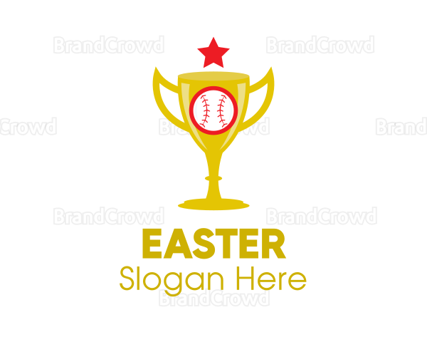 Star Baseball Trophy Logo