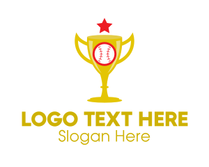 Star Baseball Trophy Logo