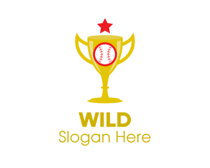 Star Baseball Trophy Logo