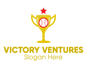 Winning - Star Baseball Trophy logo design