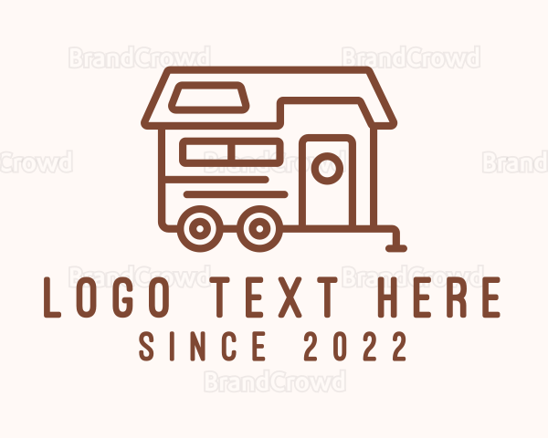 Camper Van House Logo