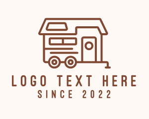 Transport - Camper Van House logo design