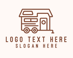 Camper Van House Logo