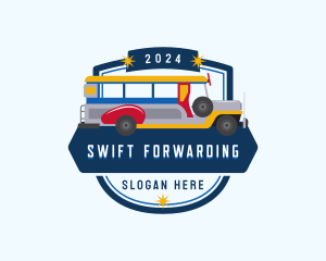 Public Transportation Jeepney logo design