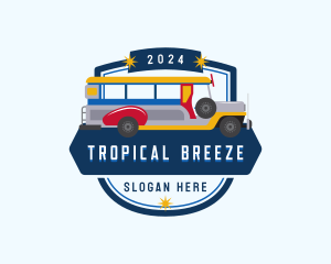 Filipino - Public Transportation Jeepney logo design