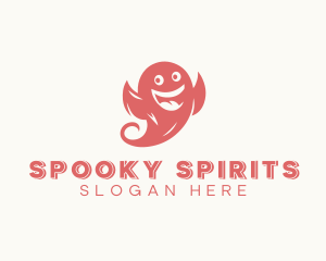 Spooky Ghost Spirit logo design