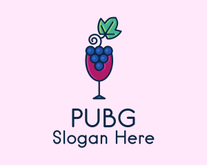 Grape Juice Glass  Logo