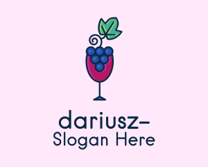 Grape Juice Glass  Logo