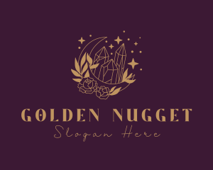 Golden Jewelry Gem logo design