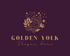 Golden Jewelry Gem logo design