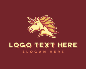 Horse - Unicorn Horse Gaming logo design