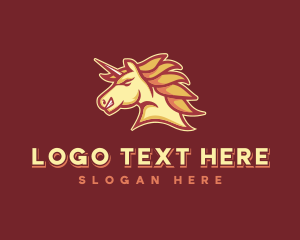 Lgbtqia - Unicorn Horse Gaming logo design