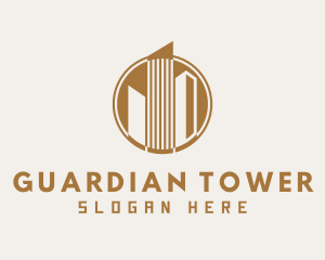 Urban Building Towers logo design