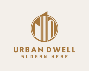 Urban Building Towers logo design