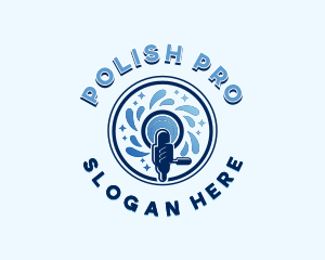 Polish - Clean Polish Buffing logo design