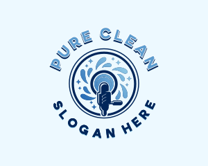 Clean Polish Buffing logo design