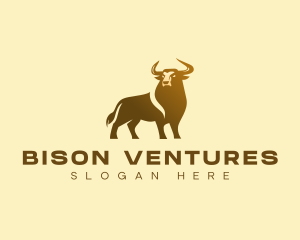 Luxury Bull Horn logo design