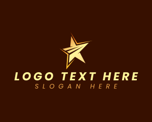 Famous - Cosmic Shooting Star logo design