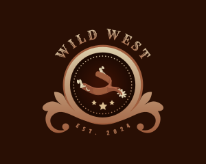 Cowboy - Western Cowboy Spur logo design