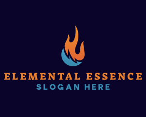 Element - Water Fire Hvac Element logo design