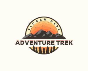 Trek - Mountain Trek Tourism logo design