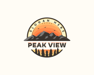 Mountain - Mountain Trek Tourism logo design