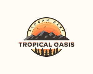 Paradise - Mountain Trek Tourism logo design