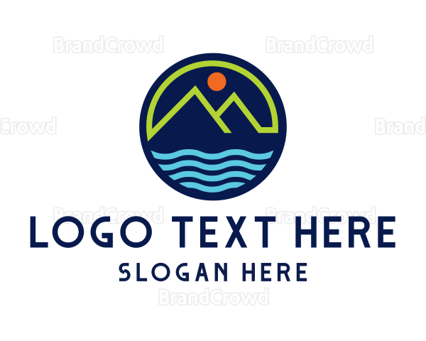 Mountain Coastal River Logo