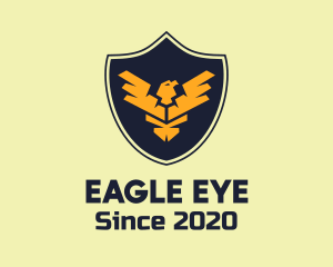 Golden Eagle Badge logo design