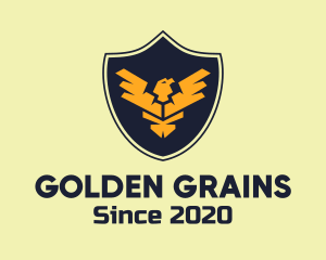 Golden Eagle Badge logo design