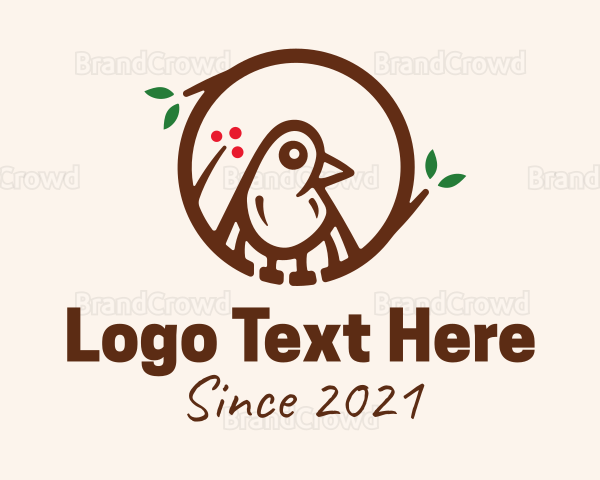 Round Branch Bird Logo