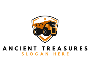 Logistics Dump Truck logo design